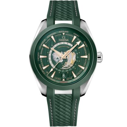 Omega Seamaster Aqua Terra 150M 43 mm, acciaio su cinturino in caucciù 220.32.43.22.10.001
