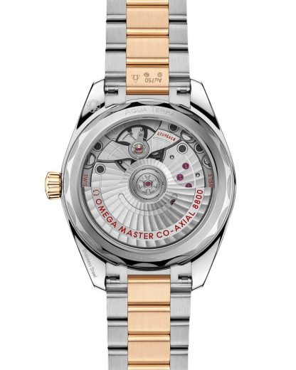 Omega Seamaster Aqua Terra Shades 34 mm, acciaio - oro Moonshine™ su acciaio-oro Moonshine™ 220.20.34.20.10.002 - immagine 2