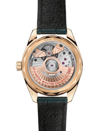 Omega Seamaster Aqua Terra Shades 34 mm, oro Moonshine™ su cinturino di pelle 220.53.34.20.10.001 - immagine 2