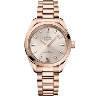 Omega Seamaster Aqua Terra Shades 34 mm, oro Sedna™ su oro Sedna™ 220.50.34.20.09.001