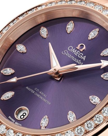 Omega Seamaster Aqua Terra Shades 34 mm, oro Sedna™ su oro Sedna™ 220.55.34.20.60.001 - immagine 4