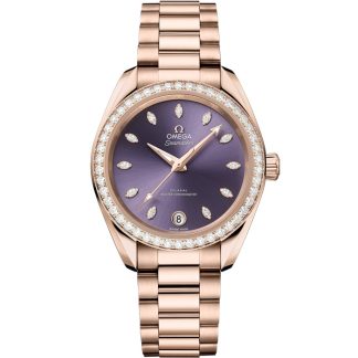 Omega Seamaster Aqua Terra Shades 34 mm, oro Sedna™ su oro Sedna™ 220.55.34.20.60.001