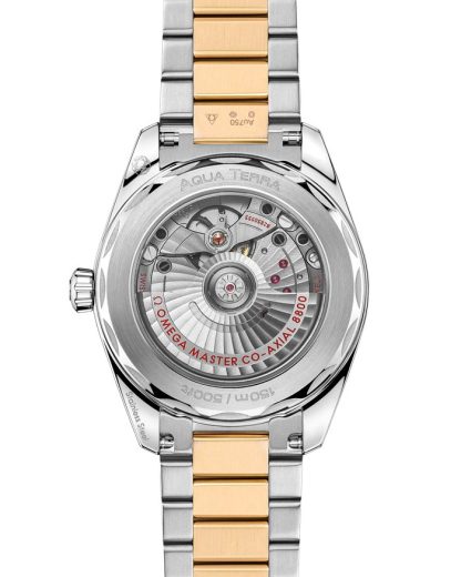 Omega Seamaster Aqua Terra Shades 38 mm, acciaio - oro Moonshine™ su acciaio-oro Moonshine™ 220.20.38.20.02.002 - immagine 2