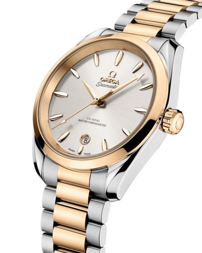 Omega Seamaster Aqua Terra Shades 38 mm, acciaio - oro Moonshine™ su acciaio-oro Moonshine™ 220.20.38.20.02.002 - immagine 3