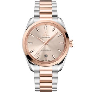 Omega Seamaster Aqua Terra Shades 38 mm, acciaio-oro Sedna™ su acciaio-oro Sedna™ 220.20.38.20.09.001