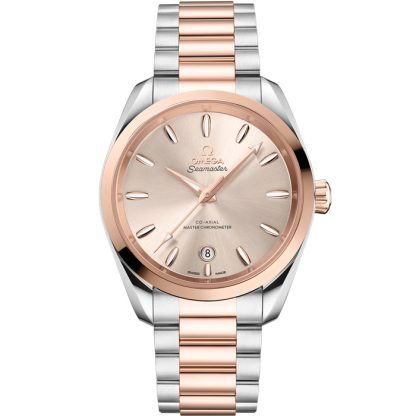 Omega Seamaster Aqua Terra Shades 38 mm, acciaio-oro Sedna™ su acciaio-oro Sedna™ 220.20.38.20.09.001