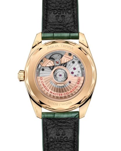 Omega Seamaster Aqua Terra Shades 38 mm, oro Moonshine™ su pelle 220.53.38.20.10.001 - immagine 2
