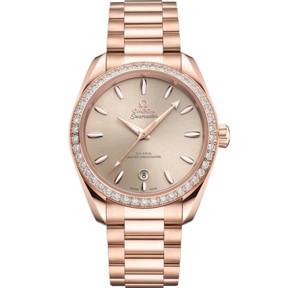 Omega Seamaster Aqua Terra Shades 38 mm, oro Sedna™ su oro Sedna™ 220.55.38.20.09.001