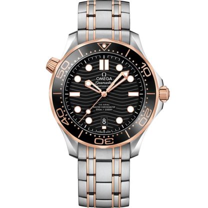 Omega Seamaster Diver 300M 42 mm, acciaio-oro Sedna™ su acciaio-oro Sedna™ 210.20.42.20.01.001