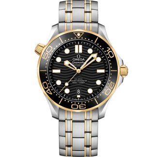 Omega Seamaster Diver 300M 42 mm, acciaio-oro giallo su acciaio-oro giallo 210.20.42.20.01.002