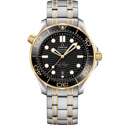 Omega Seamaster Diver 300M 42 mm, acciaio-oro giallo su acciaio-oro giallo 210.20.42.20.01.002