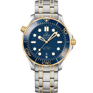 Omega Seamaster Diver 300M 42 mm, acciaio-oro giallo su acciaio-oro giallo 210.20.42.20.03.001