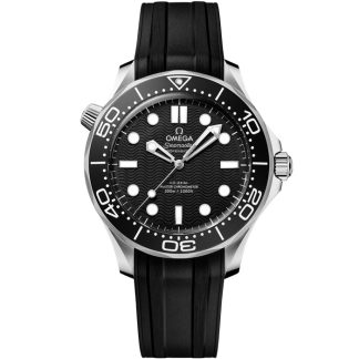 Omega Seamaster Diver 300M 42 mm, acciaio su cinturino in caucciù 210.32.42.20.01.003