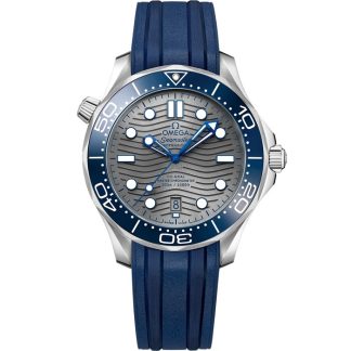 Omega Seamaster Diver 300M 42 mm, acciaio su cinturino in caucciù 210.32.42.20.06.001