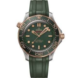 Omega Seamaster Diver 300M 42 mm, titanio - Bronze gold su cinturino in caucciù 210.92.42.20.10.001