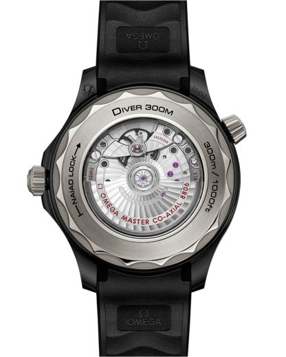 Omega Seamaster Diver 300M 43,5 mm, ceramica nera su cinturino in caucciù 210.92.44.20.01.001 - immagine 2