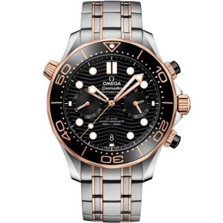 Omega Seamaster Diver 300M 44 mm, acciaio-oro Sedna™ su acciaio-oro Sedna™ 210.20.44.51.01.001