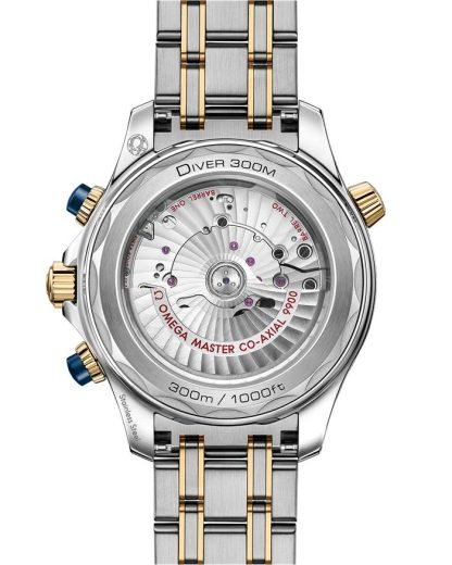 Omega Seamaster Diver 300M 44 mm, acciaio-oro giallo su acciaio-oro giallo 210.20.44.51.03.001 - immagine 2