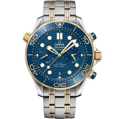 Omega Seamaster Diver 300M 44 mm, acciaio-oro giallo su acciaio-oro giallo 210.20.44.51.03.001