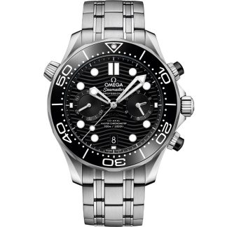Omega Seamaster Diver 300M 44 mm, acciaio su acciaio 210.30.44.51.01.001