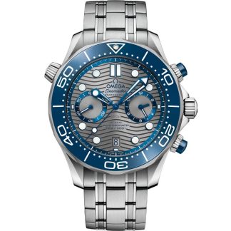 Omega Seamaster Diver 300M 44 mm, acciaio su acciaio 210.30.44.51.06.001