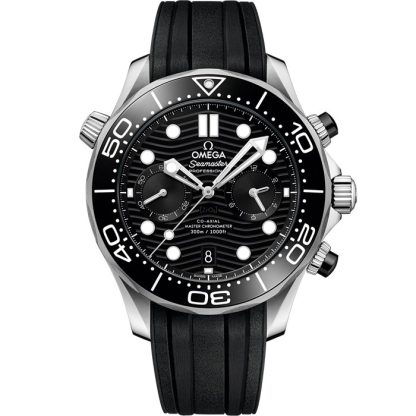 Omega Seamaster Diver 300M 44 mm, acciaio su cinturino in caucciù 210.32.44.51.01.001