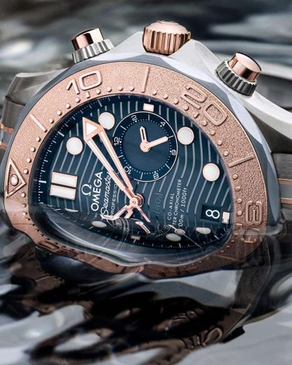 Omega Seamaster Diver 300M 44 mm, titanio - tantalio - oro Sedna™ su titanio - tantalio - oro Sedna™ 210.60.44.51.03.001 - immagine 4