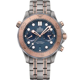 Omega Seamaster Diver 300M 44 mm, titanio - tantalio - oro Sedna™ su titanio - tantalio - oro Sedna™ 210.60.44.51.03.001