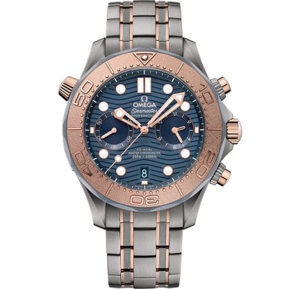 Omega Seamaster Diver 300M 44 mm, titanio - tantalio - oro Sedna™ su titanio - tantalio - oro Sedna™ 210.60.44.51.03.001