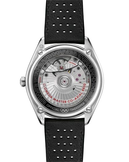 Omega Seamaster Olympic Official Timekeeper 39,5 mm, acciaio su cinturino di pelle 522.32.40.20.01.003 - immagine 2