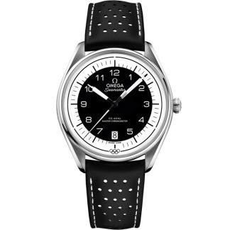 Omega Seamaster Olympic Official Timekeeper 39,5 mm, acciaio su cinturino di pelle 522.32.40.20.01.003