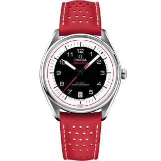 Omega Seamaster Olympic Official Timekeeper 39,5 mm, acciaio su cinturino di pelle 522.32.40.20.01.004
