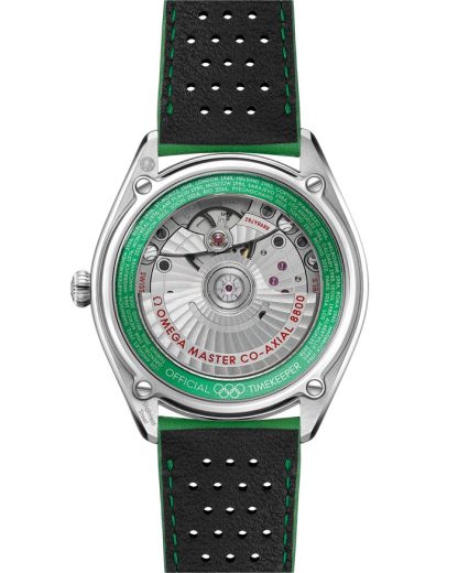 Omega Seamaster Olympic Official Timekeeper 39,5 mm, acciaio su cinturino di pelle 522.32.40.20.01.005 - immagine 2