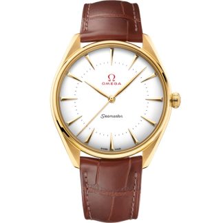 Omega Seamaster Olympic Official Timekeeper 39,5 mm, oro giallo su cinturino di pelle 522.53.40.20.04.001