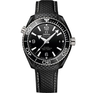 Omega Seamaster Planet Ocean 600M 39,5 mm, ceramica nera su cinturino in caucciù 215.92.40.20.01.001