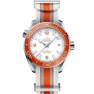 Omega Seamaster Planet Ocean 600M 43,5 mm, acciaio su cinturino NATO 215.32.44.21.04.001