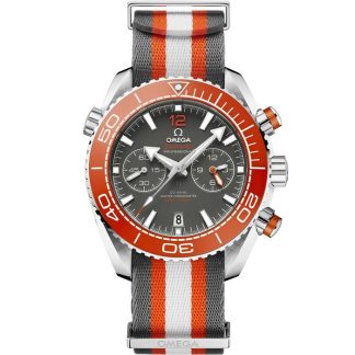 Omega Seamaster Planet Ocean 600M 45,5 mm, acciaio su cinturino NATO 215.32.46.51.99.001