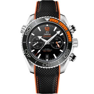 Omega Seamaster Planet Ocean 600M 45,5 mm, acciaio su cinturino in caucciù 215.32.46.51.01.001