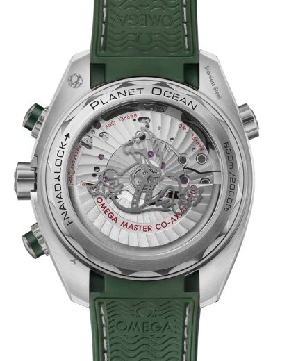 Omega Seamaster Planet Ocean 600M 45,5 mm, acciaio su cinturino in caucciù 215.32.46.51.06.001 - immagine 2