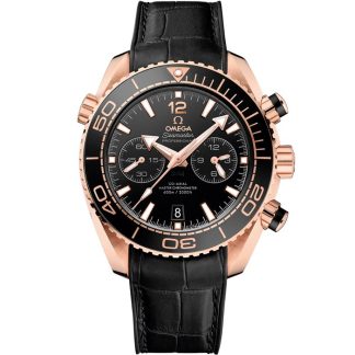 Omega Seamaster Planet Ocean 600M 45,5 mm, oro Sedna™ su cinturino in pelle con rivestimento interno in caucciù 215.63.46.51.01.001