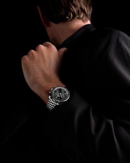 Omega Speedmaster 38 38 mm, acciaio su acciaio 324.30.38.50.01.001 - immagine 4