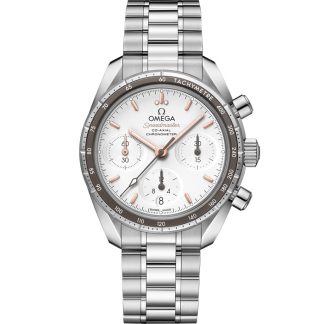 Omega Speedmaster 38 38 mm, acciaio su acciaio 324.30.38.50.02.001