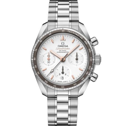 Omega Speedmaster 38 38 mm, acciaio su acciaio 324.30.38.50.02.001