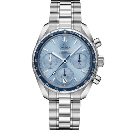 Omega Speedmaster 38 38 mm, acciaio su acciaio 324.30.38.50.03.001