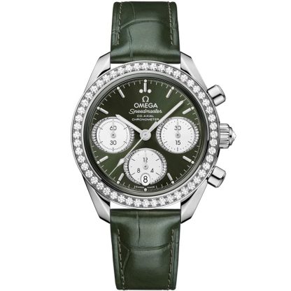 Omega Speedmaster 38 38 mm, acciaio su alligatore 324.18.38.50.60.001