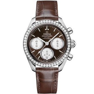 Omega Speedmaster 38 38 mm, acciaio su alligatore 324.18.38.50.63.001