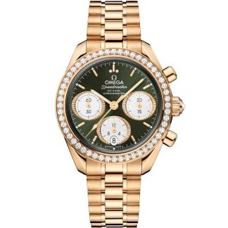 Omega Speedmaster 38 38 mm, oro Moonshine™ su oro Moonshine™ 324.55.38.50.60.001