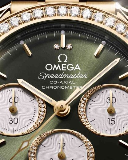 Omega Speedmaster 38 38 mm, oro Moonshine™ su oro Moonshine™ 324.55.38.50.60.001 - immagine 6