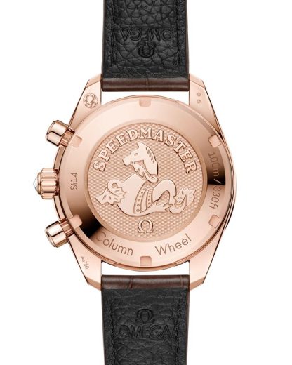Omega Speedmaster 38 38 mm, oro Sedna™ su alligatore 324.58.38.50.63.001 - immagine 2