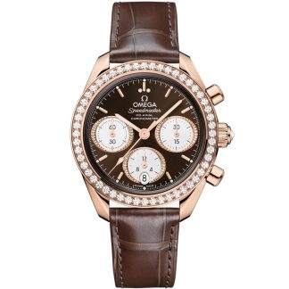 Omega Speedmaster 38 38 mm, oro Sedna™ su alligatore 324.58.38.50.63.001